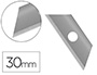 LAME RECHANGE Q-CONNECT CUTTER TROIT 9MM BLISTER 10 UNITS