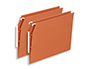DOSSIER SUSPENDU L'OBLIQUE ECONOMIQUE KRAFT ORANGE 220G  ARMOIRE ENTRAXE 330M HAUTEUR  275MM FOND V BOITE 25 UNITES