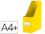 PORTE-REVUES LEITZ CLICK AND STORE CARTON PELLICULE OEILLET DE PREHENSION 103X330X253MM COLORIS JAUNE