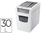 DESTRUCTEUR LEITZ IQ SLIM HOME OFFICE P4 COUPE CROISEE  4X28MM DETRUIT AGRAFES        TROMBONES 30L 375X255X370MM