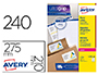 PORTE-CARTES DE VISITE APLI AGIPA POLYPROPYLENE RIGIDE    INDECHIRABLE 275X210MM        CAPACITE 240 CARTES COLORIS