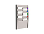 TRIEUR MURAL PAPERFLOW POLYSTYRNE 2X10 CASES FORMAT A4 COLORIS GRIS