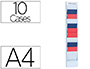 PLANNING PAPERFLOW POLYSTYRNE OFFICE PLANNER 10 CASES FORMAT A4 LMENT COMPLMENT COLORIS GRIS