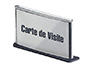 PLAQUE SIGNALISATION PAPERFLOW POLYSTYRNE FORMAT CARTE DE VISITE COLORIS ANTHRACITE