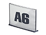 PLAQUE SIGNALISATION PAPERFLOW POLYSTYRNE FORMAT A6 COLORIS ANTHRACITE