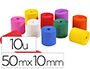 BANDE PAPIER CREPON IGNIFUGE CLAIREFONTAINE 50MMX10M 10    UNITES COLORIS ASSORTIS