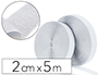 BANDES SCRATCHS ADHSIVES SODERTEX EN DVIDOIR 2X5M COLORIS BLANC