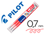 RECHARGE PILOT FRIXION BALL POINTE MOYENNE COLORIS ROSE   CORAIL SET 3 UNITES