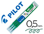 RECHARGE ROLLER PILOT FRIXION BALL POINTE FINE COLORIS VERT SET 3 UNITS