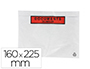 POCHETTE GPV POLYETHYLENE IMPRIMEE DOCUMENT CI-INCLUS 160X225MM PROTEGE DES DECHIRURES ET INTEMPERIES PAQUET 100 UNITES