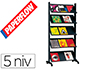 PRESENTOIR MOB 1F/5 NIV ALU