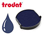 CASSETTE ENCRAGE TRODAT 6/4630B POUR TAMPON ENCREUR PRINTY 4630 DIAMETRE 30MM COLORIS BLEU