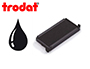 CASSETTE ENCRAGE TRODAT 6/4914A POUR TAMPON ENCREUR PRINTY 4914 COLORIS NOIR