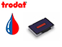 CASSETTE ENCRAGE BICOLORE TRODAT 6/4750/2 POUR PRINTY  4750/4755 COLORIS BLEU/RO          UGE