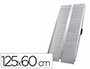 RAMPE ACCES VISO PLIABLE ALUMINIUM PMR FAUTEUILS ROULANTS SCOOTERS L125CM H60MAX