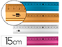 REGLE LIDERPAPEL ALUMINIUM GRADUEE 15 CM