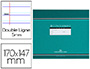 CAHIER D'CRITURE PIQU CONQURANT SEPT COUVERTURE OFFSET 170X147MM  L'ITALIENNE 24 PAGES 70G DOUBLE LIGNE 5MM PAYSAGE