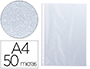 POCHETTE Q-CONNECT POLYPROPYLNE GRAIN 5/100E PERFORE ANTISTATIQUE A4 210X297MM BOTE 100 UNITS