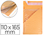 POCHETTE BULLES D'AIR Q-CONNECT 110X165MM 82G KRAFT MATELASSE RABAT DROIT         AUTO-ADHESIVE SANS FENETRE