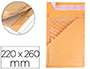 POCHETTE BULLES D'AIR Q-CONNECT 220X260MM 82G KRAFT MATELASSE RABAT DROIT         AUTO-ADHESIVE SANS FENETRE