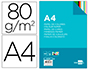PAPIER COULEUR LIDERPAPEL MULTIFONCTION A4 80G/M2 10 COLORIS ASSORTIS PAQUET 100 FEUILLES