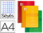 CAHIER SPIRALE OXFORD COUVERTURE CARTONNE RELIURE INTGRALE OPTIK PAPER A4 21X29,7CM 100 PAGES 90G SYS