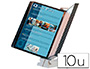 PUPITRE Q-CONNECT MURAL ET BUREAU ACCS RAPIDE INFORMATION PROTECTION DOCUMENTS COLORIS NOIR INCLUS 10 POCHETTES A4