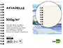 BLOC DESSIN LIDERPAPEL AQUARELLE SPIRALE PAPIER GRAIN MOYEN LISSE 300G/M2 FORMAT A4 297X210MM 10F