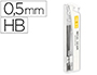 MINE LIDERPAPEL 0.5MM HB GRAPHITE TRS RSISTANTE TOUS PORTEMINES TUI 12 UNITS