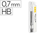 MINE LIDERPAPEL 0.7MM HB GRAPHITE TRS RSISTANTE TOUS PORTEMINES TUI 12 UNITS
