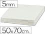 CARTON ENTRECOLLE LIDERPAPEL 50X70CM EPAISSEUR 5MM         UNICOLORE BLANC