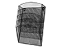 CORBEILLE MURALE Q-CONNECT 5 CASES A4 VERTICAL PRSENTOIR MTALLIQUE 315X93X440MM COLORIS NOIR