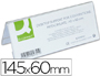 CHEVALET Q-CONNECT PORTE-NOMS MTHACRYLATE IDAL SYSTME IDENTIFICATION 145X60MM