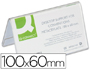 CHEVALET Q-CONNECT PORTE-NOMS MTHACRYLATE IDAL SYSTME IDENTIFICATION 100X60MM