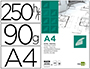 PAPIER VGTAL LIDERPAPEL CALQUE HAUTE TRANSPARENCE SURFACE RGULIRE SATINE 90G/M2 A4 210X297MM