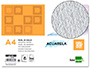 PAPIER DESSIN LIDERPAPEL AQUARELLE GRAIN MOYEN 300G/M2 FORMAT A4 210X297MM MINIPACK 6F