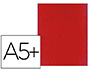 PROTGE-CAHIER COUTAL CARTE LUSTRE 3/100E FORMAT COLIER 170X220MM COLORIS ROUGE