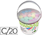 CRAIE TROTTOIR LIDERPAPEL ACTIVITS CRATIVES SCOLAIRES COLORIS ASSORTIS BOTE 20 UNITS