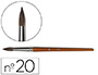 PINCEAU RAPHAL PETIT GRIS MLANG N20 MANCHE COURT COULEUR CHAINE VIROLE ALUMINIUM ANODIS