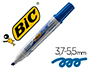 MARQUEUR BIC VELLEDA 1751 EFFAABLE POINTE BISEAUTE TRAC 2/5MM ENCRE BASE ALCOOL INODORE CORPS PLASTIQUE BLEU