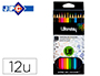 CRAYON COULEUR JPC SCHOOL DAY 180MM COLORIS ASSORTIS TUI CARTON 12 UNITS
