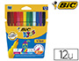 FEUTRE BIC KIDS VISA COLORIAGE ENCRE LAVABLE CAPUCHON VENTIL POINTE BLOQUE ULTRA-RSISTANTE TUI CARTON 12 UNITS