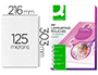 POCHETTE PLASTIFICATION Q-CONNECT  CHAUD CONOMIQUE FORMAT A4 125 MICRONS BOTE 100 UNITS