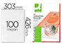POCHETTE PLASTIFICATION Q-CONNECT  CHAUD CONOMIQUE FORMAT A3 100 MICRONS BOTE 100 UNITS