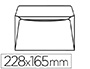 POCHETTE POLYTHYLNE ADHSIVE PAC LIST DOCUMENTS 228X165MM PAPIER DORSAL KRAFT BLANC SILICON 39G/M2 BOTE 100 UNITS