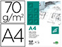 PAPIER CALQUE LIDERPAPEL A4 210X297MM 70G SACHET 12 FEUILLES