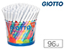FEUTRE COLORIAGE GIOTTO TURBO COLOR ULTRA LONGUE DURE POINTE BLOQUE POLYESTER INDFORMABLE 12 COLORIS 96 UNITS