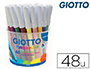 FEUTRE COLORIAGE GIOTTO TURBO MAXI ULTRA LAVABLE TEST DERMATOLOGIQUEMENT POINTE BLOQUE POT 48 UNITS