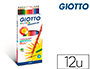 CRAYON COULEUR GIOTTO ELIOS WOOD FREE CORPS TRIANGULAIRE  MINE EXTRA-RESISTANTE 2,8MM   ETUI CARTON ACCROCHABLE 12