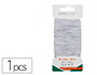 CARTE DE FIL ELASTIQUE SODERTEX POUR MASQUE 1MM X    10ML 1 PC COLORIS BLANC